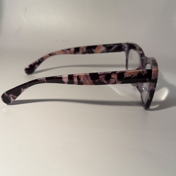 1565 Mona Reading Glasses 1.75 Black GrTortoise Readers Rounded Square Frame NWT - Picture 6 of 9